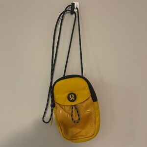 Take It On Yellow Crossbody Pouch